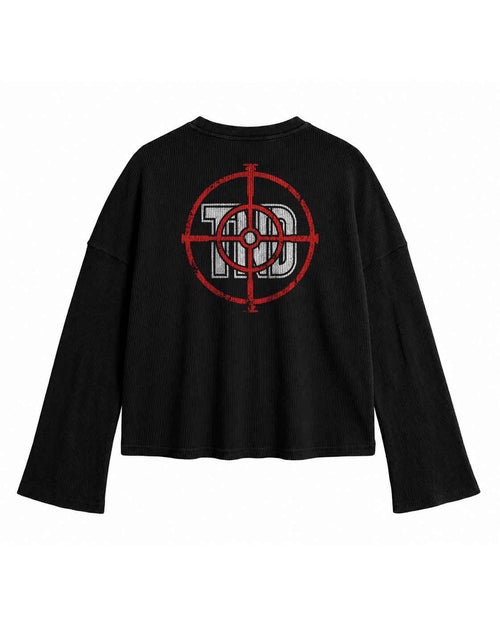 Disaster Skull Waffle Tee