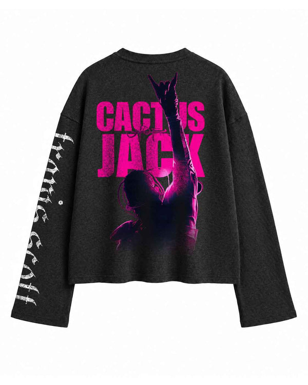 Travis Scott Cactus Jack Waffle Henley - Image 3
