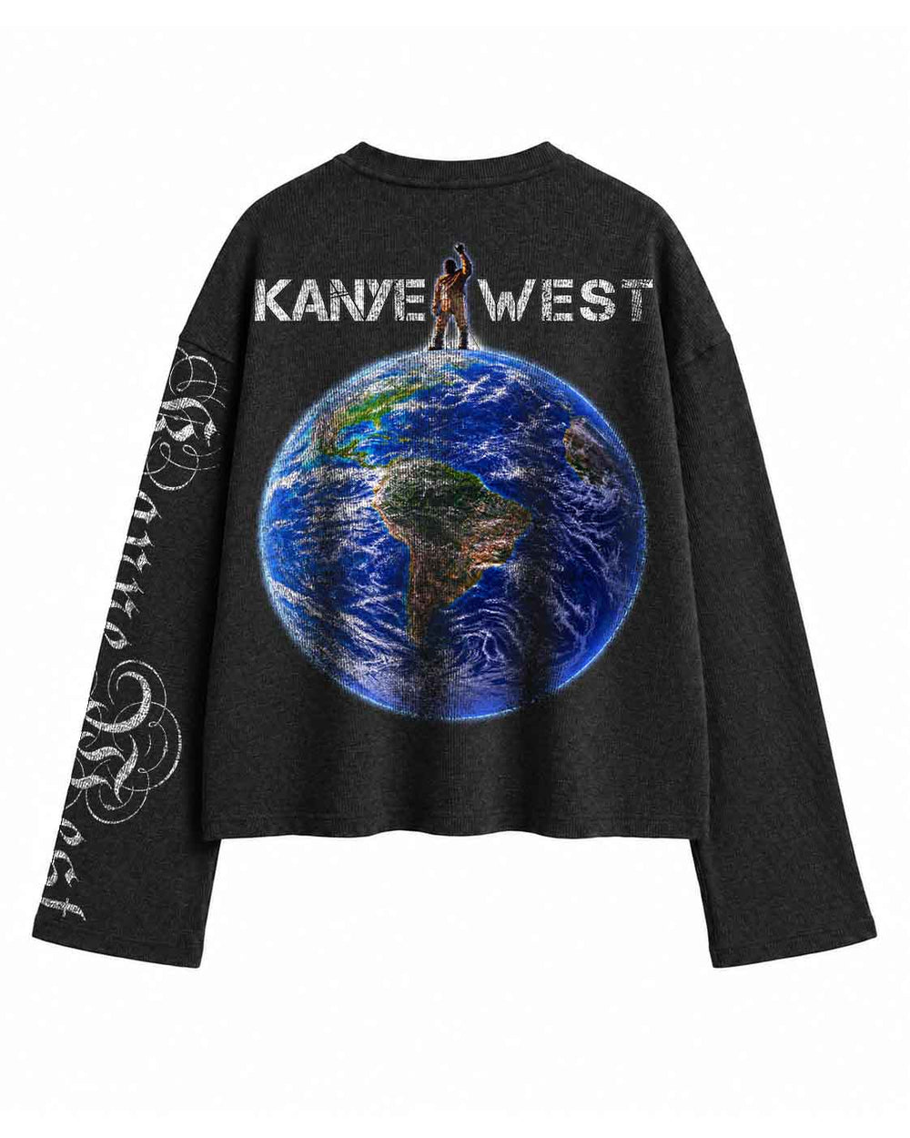 Kanye West Globe Waffle Henley