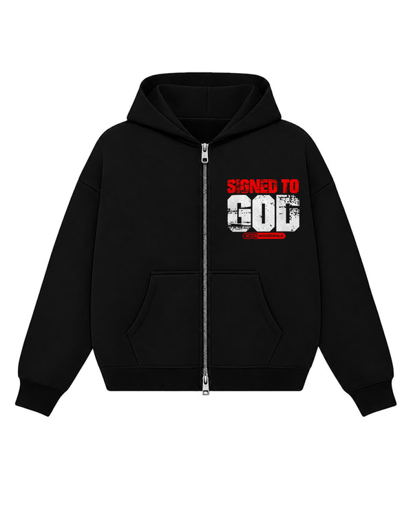 Sign to God Sidhu Moosewala Hoodie - Image 2